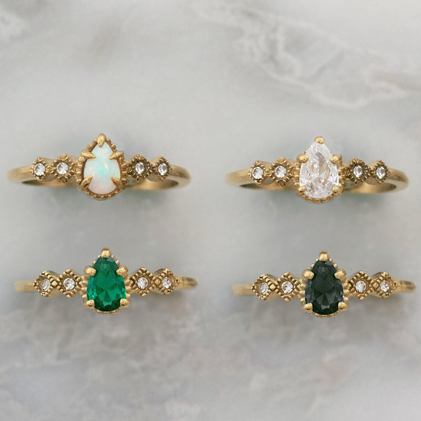 Star Pavé Ring