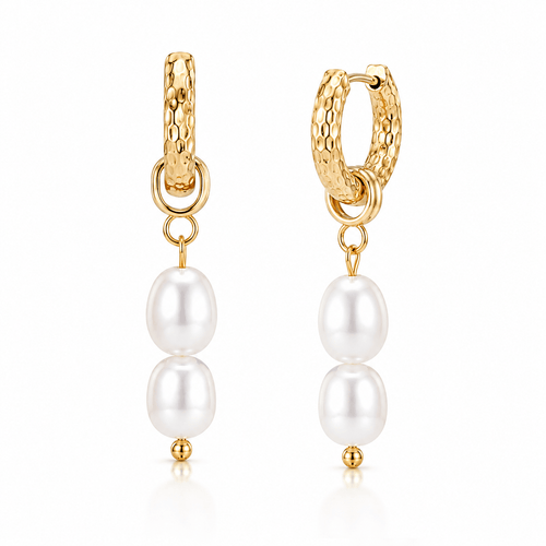 Pearl Hoops