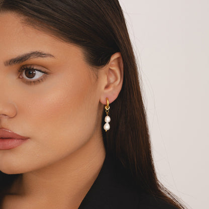 Pearl Hoops